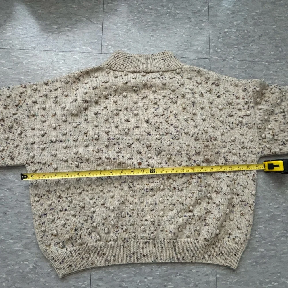 Misha & Puff Iris Confetti Merino Wool Sweater Size S EUC - Picture 3 of 8